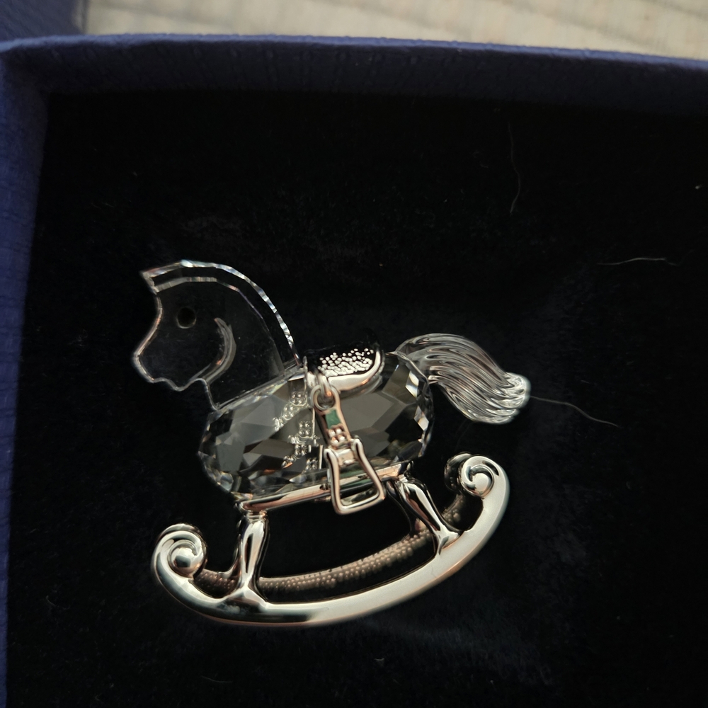 Swarovski Silver Crystal Horse Figurine